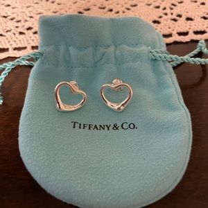 Tiffany open heart earrings
